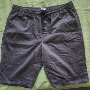 Mens Hawk Flat Front Drawstring Shorts Size L